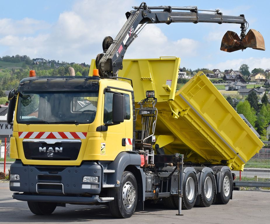 MAN TGS 35.440 * HIAB 122 B-3 DUO / 8x4 - Autokran, Kipper: das Bild 3 MAN TGS 35.440 * HIAB 122 B-3 DUO / 8x4 - Autokran, Kipper: das Bild 3