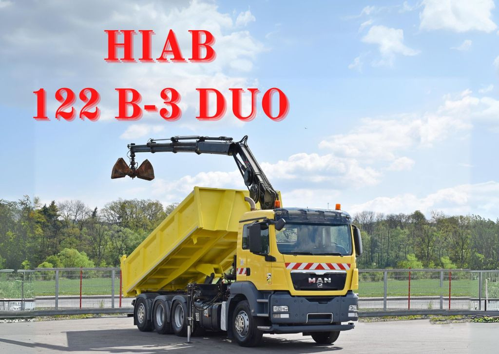 MAN TGS 35.440 * HIAB 122 B-3 DUO / 8x4 - Autokran, Kipper: das Bild 1 MAN TGS 35.440 * HIAB 122 B-3 DUO / 8x4 - Autokran, Kipper: das Bild 1
