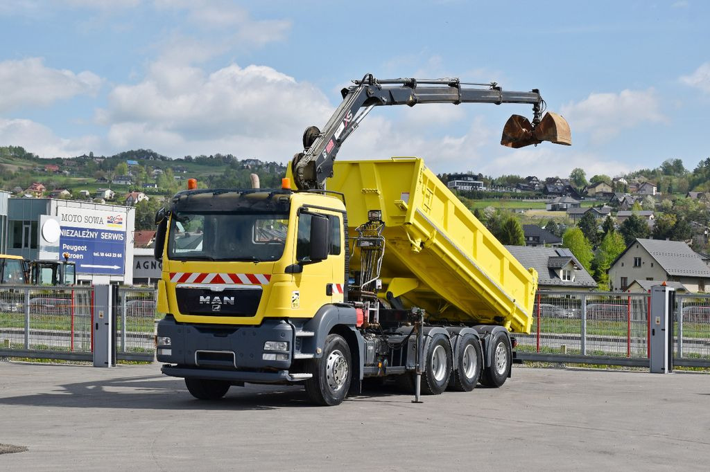 MAN TGS 35.440 * HIAB 122 B-3 DUO / 8x4 - Autokran, Kipper: das Bild 2 MAN TGS 35.440 * HIAB 122 B-3 DUO / 8x4 - Autokran, Kipper: das Bild 2