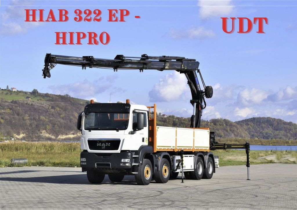 MAN TGS 35.440 * HIAB 322 EP-5HIPRO+FUNK / 8x4! MAN TGS 35.440 * HIAB 322 EP-5HIPRO+FUNK / 8x4! - Autokran, Pritsche LKW: das Bild 1 MAN TGS 35.440 * HIAB 322 EP-5HIPRO+FUNK / 8x4! MAN TGS 35.440 * HIAB 322 EP-5HIPRO+FUNK / 8x4! - Autokran, Pritsche LKW: das Bild 1