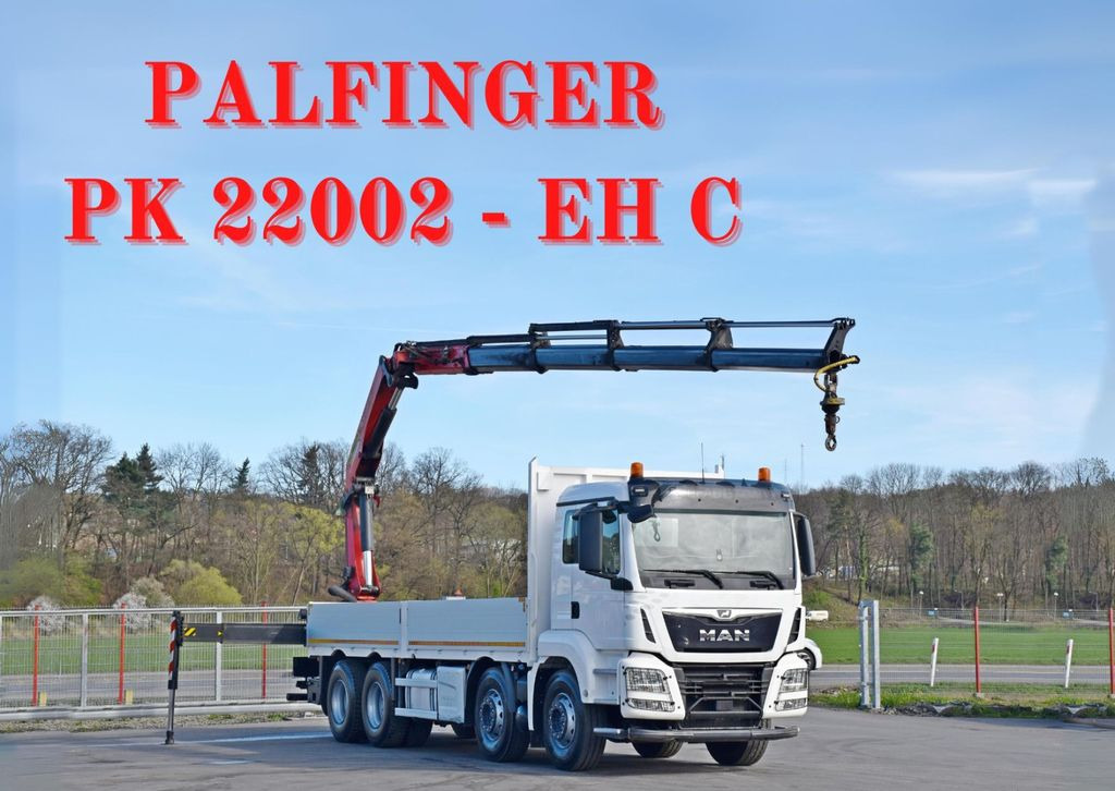 MAN TGS 35.500 * PK 22002 - EH C + FUNK * 8x4 * TOP MAN TGS 35.500 * PK 22002 - EH C + FUNK * 8x4 * TOP - Autokran, Pritsche LKW: das Bild 1 MAN TGS 35.500 * PK 22002 - EH C + FUNK * 8x4 * TOP MAN TGS 35.500 * PK 22002 - EH C + FUNK * 8x4 * TOP - Autokran, Pritsche LKW: das Bild 1