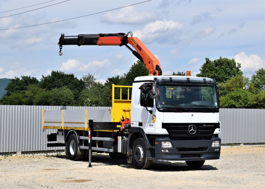 Mercedes-Benz ACTROS 1832 PRITSCHE 6,70m * PK 15500*TOPZUSTAND - Autokran: das Bild 1 Mercedes-Benz ACTROS 1832 PRITSCHE 6,70m * PK 15500*TOPZUSTAND - Autokran: das Bild 1