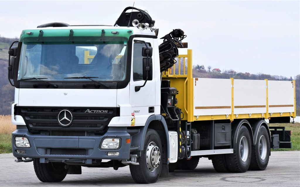 Mercedes-Benz ACTROS 2632 * HIAB 144B-3HIDUO+FUNK / 6x4 Mercedes-Benz ACTROS 2632 * HIAB 144B-3HIDUO+FUNK / 6x4 - Autokran, Pritsche LKW: das Bild 4 Mercedes-Benz ACTROS 2632 * HIAB 144B-3HIDUO+FUNK / 6x4 Mercedes-Benz ACTROS 2632 * HIAB 144B-3HIDUO+FUNK / 6x4 - Autokran, Pritsche LKW: das Bild 4