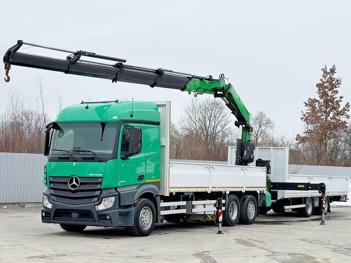 Mercedes-Benz ACTROS 2645 * FASSI F345.24 XE + FUNK + Anhänger - Autokran: das Bild 2 Mercedes-Benz ACTROS 2645 * FASSI F345.24 XE + FUNK + Anhänger - Autokran: das Bild 2