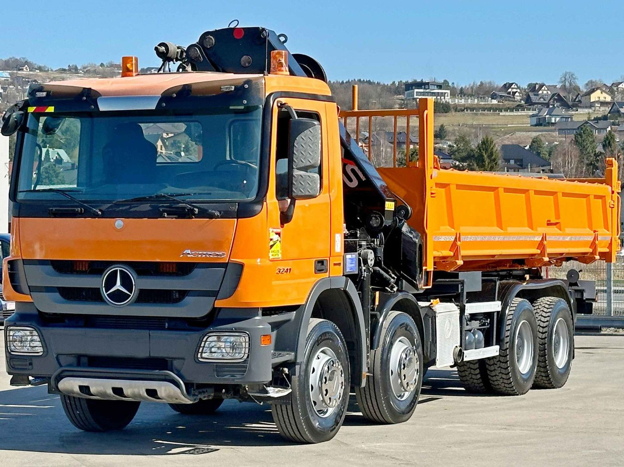 Mercedes-Benz ACTROS 3241 * HIAB 322 EP-4 HIDUO + FUNK / 8x4 - Autokran: das Bild 5 Mercedes-Benz ACTROS 3241 * HIAB 322 EP-4 HIDUO + FUNK / 8x4 - Autokran: das Bild 5