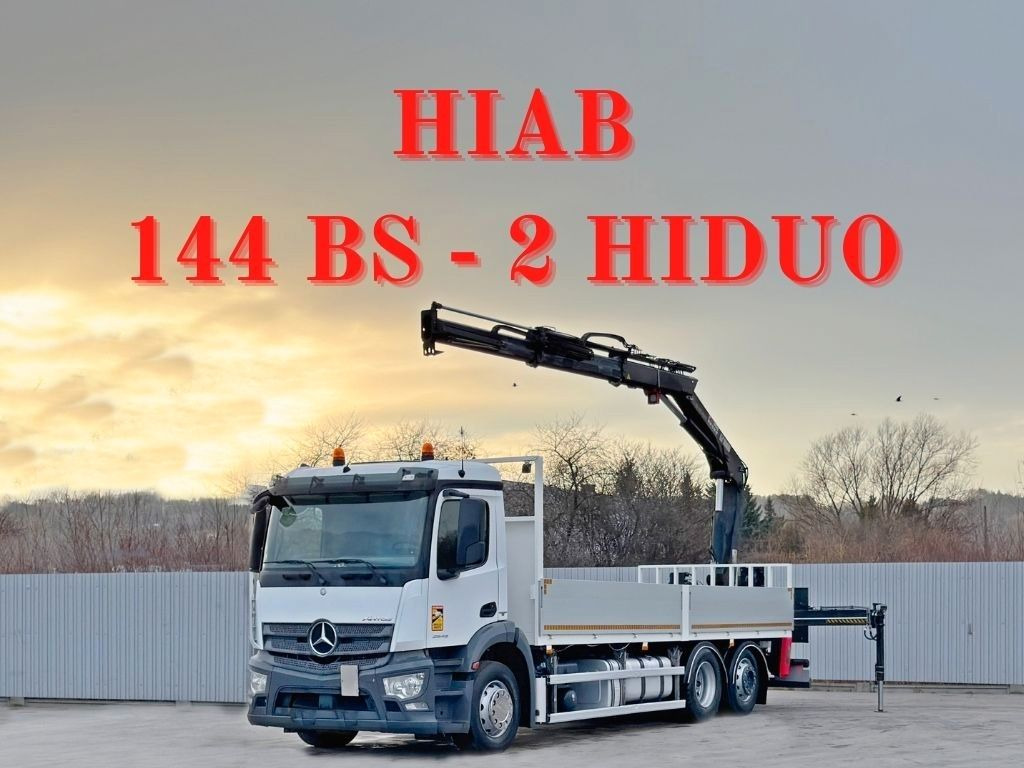Mercedes-Benz ANTOS 2543* HIAB 144 BS - 2 HIDUO /FUNK - Autokran: das Bild 1 Mercedes-Benz ANTOS 2543* HIAB 144 BS - 2 HIDUO /FUNK - Autokran: das Bild 1