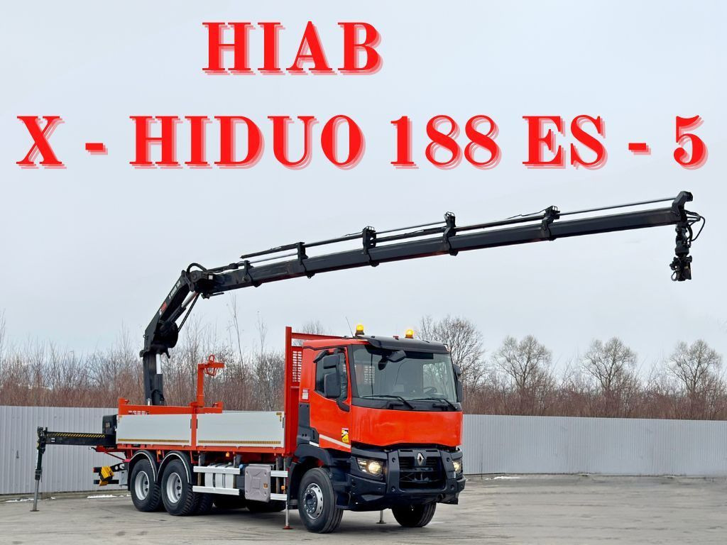 Renault C 430 *HIAB X - HIPRO 188 ES - 5 + FUNK* 6x4 - Autokran: das Bild 1 Renault C 430 *HIAB X - HIPRO 188 ES - 5 + FUNK* 6x4 - Autokran: das Bild 1