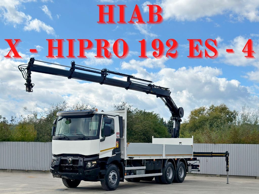 Renault C 430 *HIAB X - HIPRO 192 ES -4 + FUNK* 6x4 - Autokran: das Bild 1 Renault C 430 *HIAB X - HIPRO 192 ES -4 + FUNK* 6x4 - Autokran: das Bild 1
