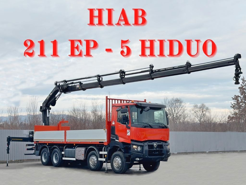 Renault K 430 * HIAB 211 EP - 5 HIDUO+ FUNK * 8x4 - Autokran: das Bild 1 Renault K 430 * HIAB 211 EP - 5 HIDUO+ FUNK * 8x4 - Autokran: das Bild 1