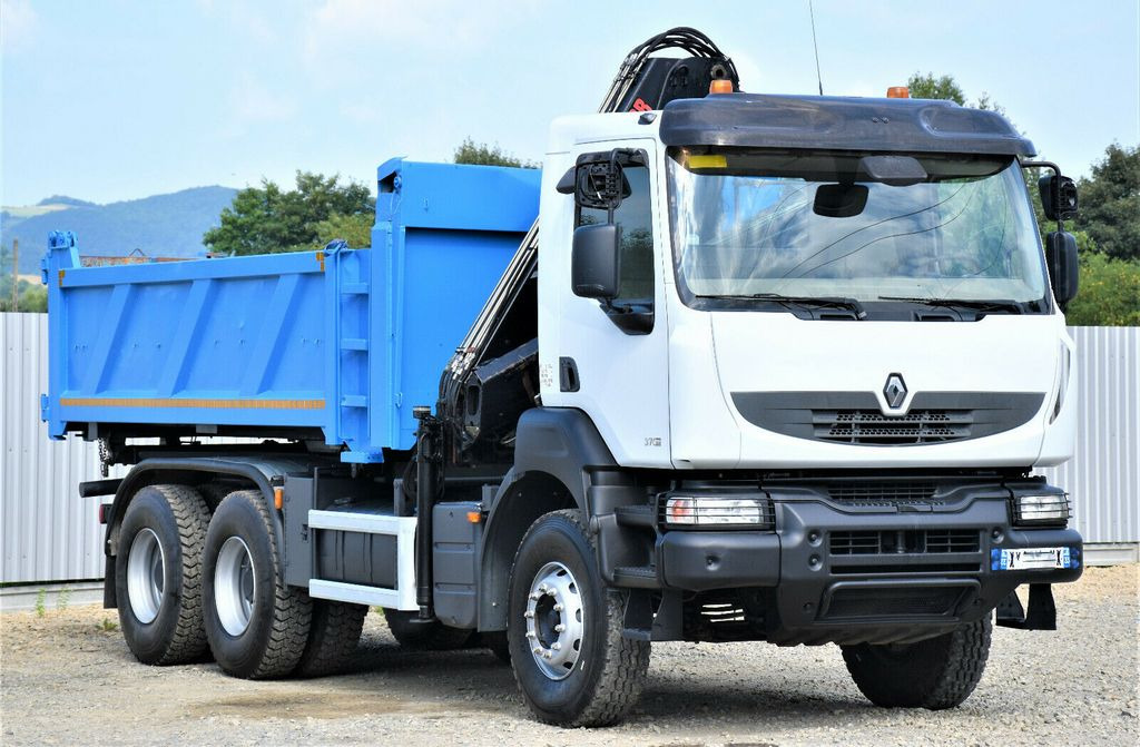 Renault KERAX 370 DXI* HIAB 122B-3 HIDUO/FUNK * 6x4 - Autokran, Kipper: das Bild 4 Renault KERAX 370 DXI* HIAB 122B-3 HIDUO/FUNK * 6x4 - Autokran, Kipper: das Bild 4