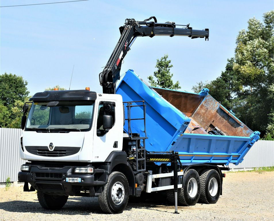 Renault KERAX 370 DXI* HIAB 122B-3 HIDUO/FUNK * 6x4 - Autokran, Kipper: das Bild 3 Renault KERAX 370 DXI* HIAB 122B-3 HIDUO/FUNK * 6x4 - Autokran, Kipper: das Bild 3
