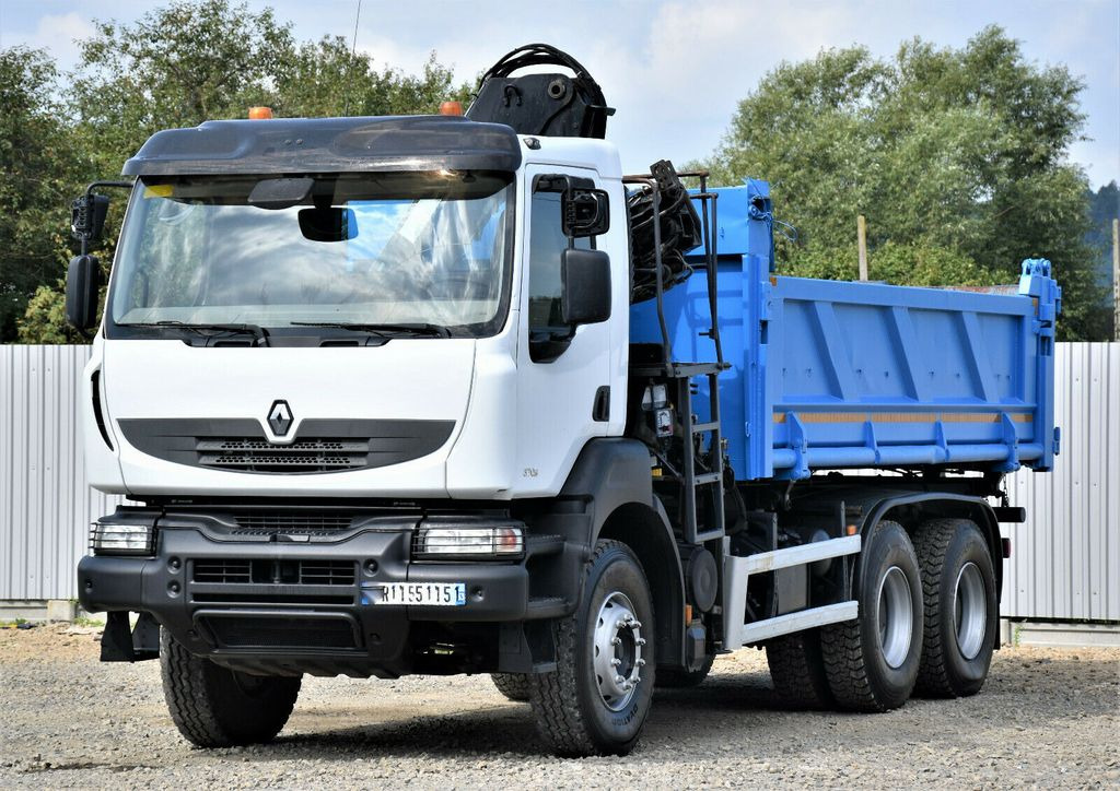 Renault KERAX 370 DXI* HIAB 122B-3 HIDUO/FUNK * 6x4 - Autokran, Kipper: das Bild 5 Renault KERAX 370 DXI* HIAB 122B-3 HIDUO/FUNK * 6x4 - Autokran, Kipper: das Bild 5