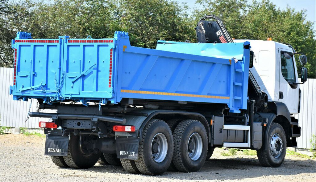 Kipper, Autokran Renault KERAX 370 DXI* HIAB 122B-3 HIDUO/FUNK * 6x4: das Bild 7