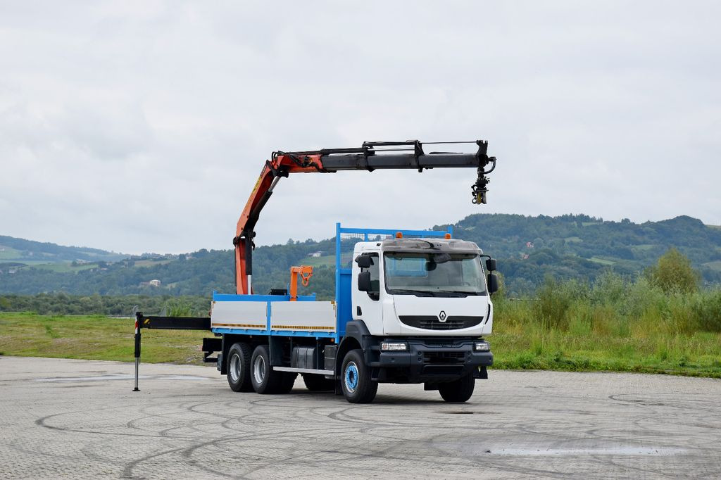 Renault KERAX 370 *PK 16502 + FUNK / 6x4 * TOP - Autokran, Pritsche LKW: das Bild 2 Renault KERAX 370 *PK 16502 + FUNK / 6x4 * TOP - Autokran, Pritsche LKW: das Bild 2