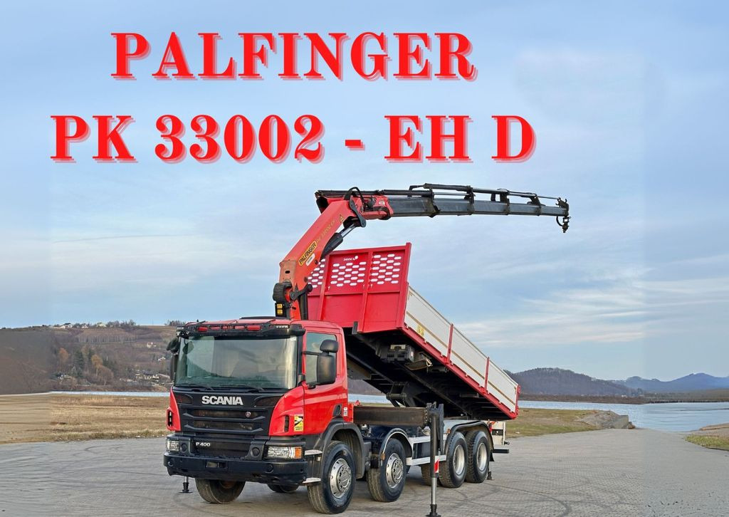 Scania P 400 Kipper 6,80 m * PK 33002-EH D + FUNK * 8x4 Scania P 400 Kipper 6,80 m * PK 33002-EH D + FUNK * 8x4 - Autokran, Kipper: das Bild 1 Scania P 400 Kipper 6,80 m * PK 33002-EH D + FUNK * 8x4 Scania P 400 Kipper 6,80 m * PK 33002-EH D + FUNK * 8x4 - Autokran, Kipper: das Bild 1