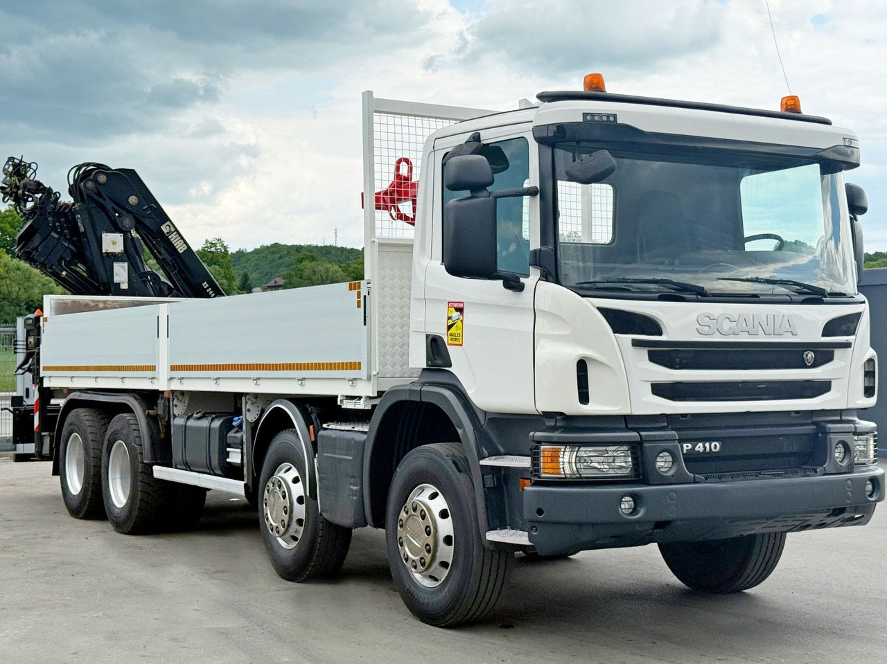 Scania P 410*PLATFORM 7,00m*HIAB 244 E-5 HIPRO+FUNK/8x4 Scania P 410*PRITSCHE 7,00m*HIAB 244 E-5 HIPRO+FUNK/8x4 - Autokran, Pritsche LKW: das Bild 3 Scania P 410*PLATFORM 7,00m*HIAB 244 E-5 HIPRO+FUNK/8x4 Scania P 410*PRITSCHE 7,00m*HIAB 244 E-5 HIPRO+FUNK/8x4 - Autokran, Pritsche LKW: das Bild 3