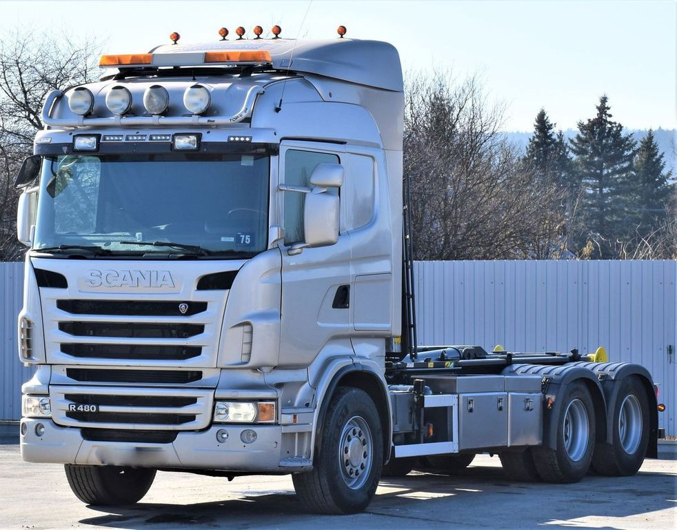 Scania R 480 Abrollkipper * 6x4 * Top Zustand ! Scania R 480 Abrollkipper * 6x4 * Top Zustand ! - Abrollkipper: das Bild 4 Scania R 480 Abrollkipper * 6x4 * Top Zustand ! Scania R 480 Abrollkipper * 6x4 * Top Zustand ! - Abrollkipper: das Bild 4