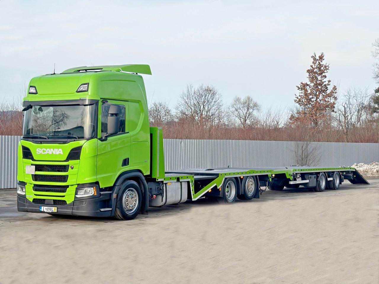 Scania R 500 + Anhänger * TOP* - Autotransporter LKW, Autokran: das Bild 1 Scania R 500 + Anhänger * TOP* - Autotransporter LKW, Autokran: das Bild 1