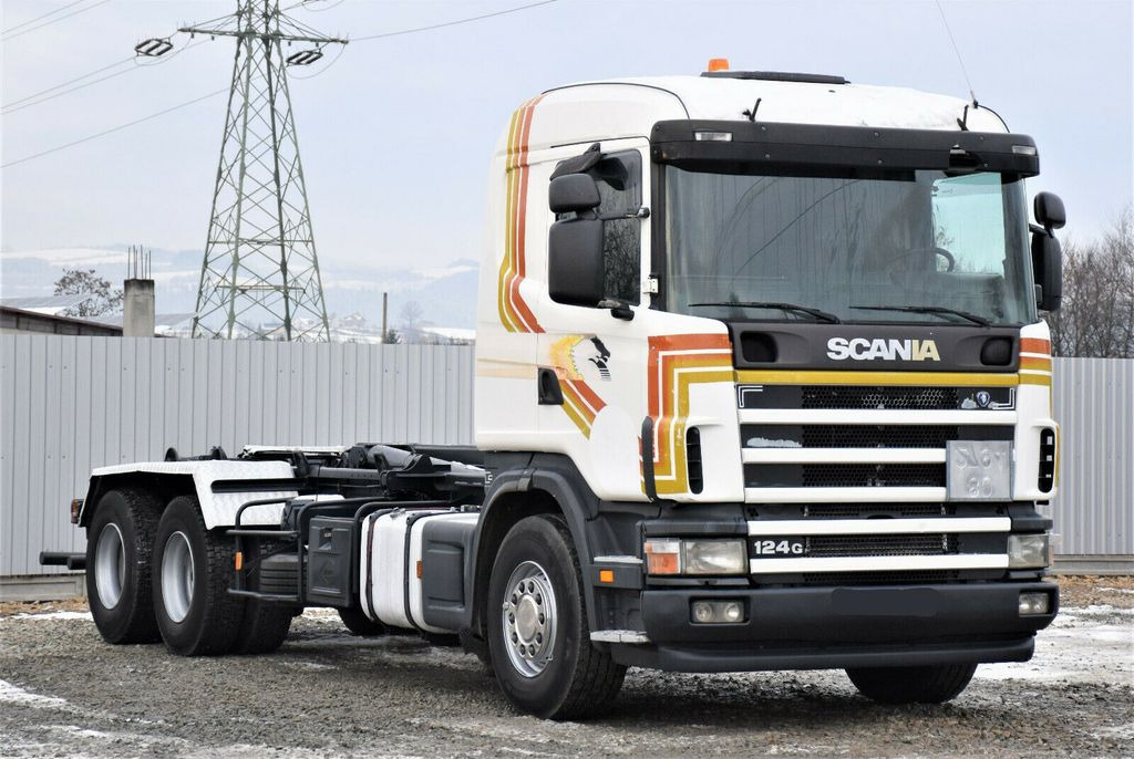 Scania R124 470 Abrollkipper *6x2* Top Zustand ! - Abrollkipper: das Bild 3 Scania R124 470 Abrollkipper *6x2* Top Zustand ! - Abrollkipper: das Bild 3