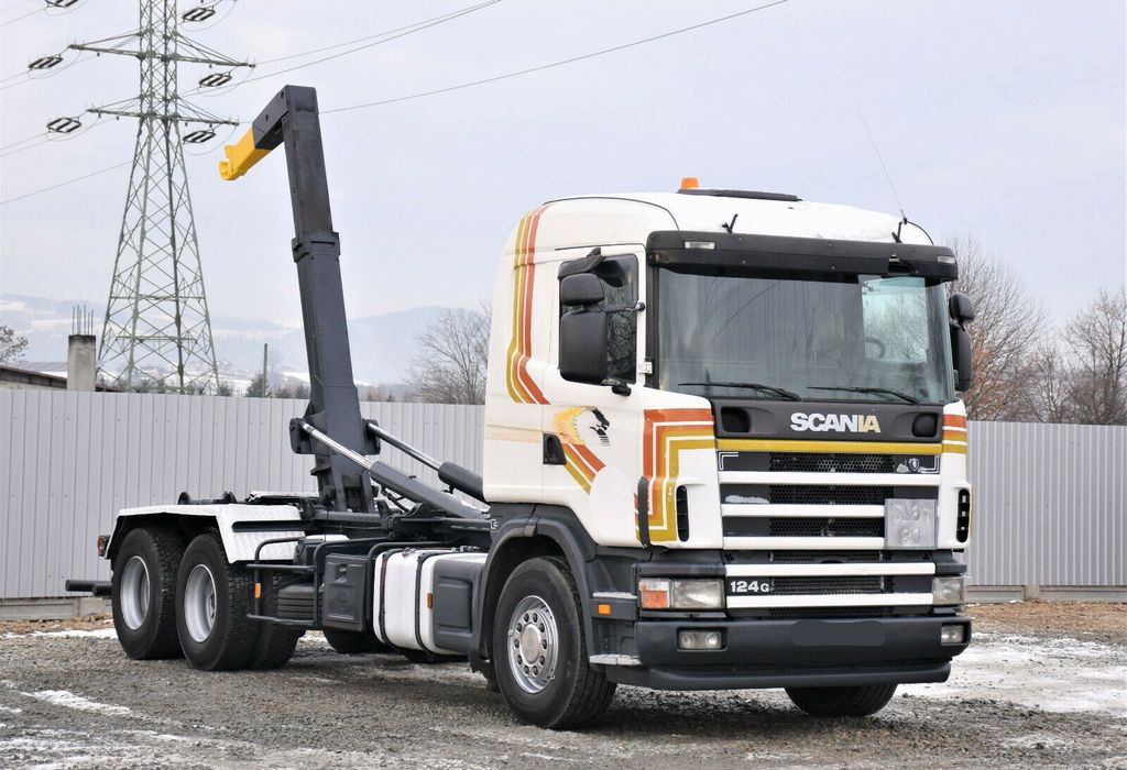 Scania R124 470 Abrollkipper *6x2* Top Zustand ! - Abrollkipper: das Bild 1 Scania R124 470 Abrollkipper *6x2* Top Zustand ! - Abrollkipper: das Bild 1