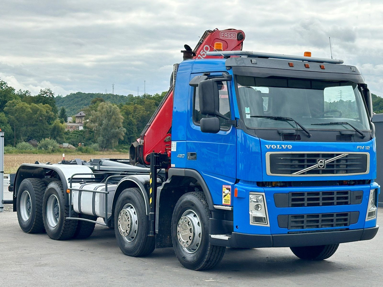 Volvo FM 12.420 * FASSI F150A.21 * 8x4 * TOP - Abrollkipper, Autokran: das Bild 4 Volvo FM 12.420 * FASSI F150A.21 * 8x4 * TOP - Abrollkipper, Autokran: das Bild 4