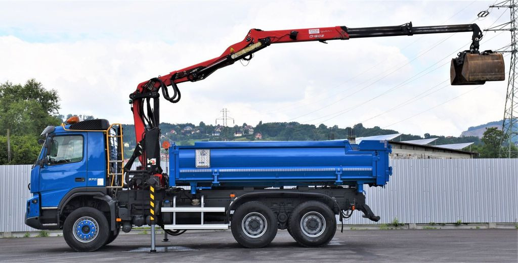 Kipper, Autokran Volvo FMX 370 Kipper 4,90m *EPSILON Q150Z/FUNK*6x4: das Bild 6