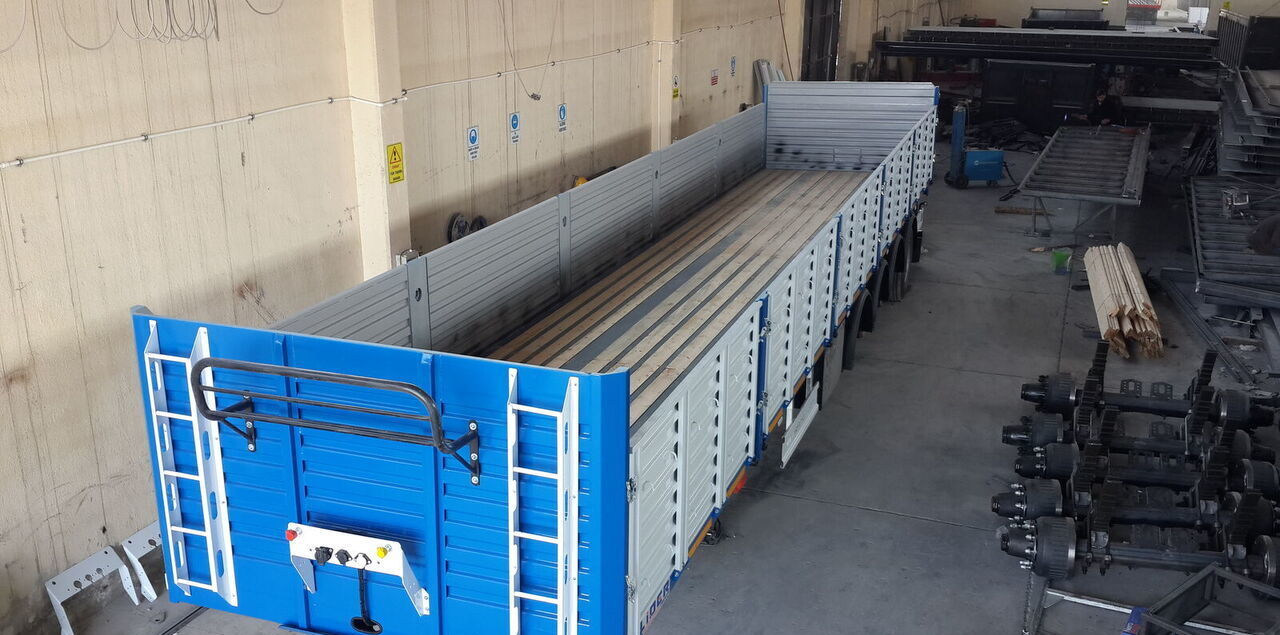 Pritschenauflieger/ Plattformauflieger, Zustand - NEU LIDER 2024 Model NEW trailer Manufacturer Company READY: das Bild 12