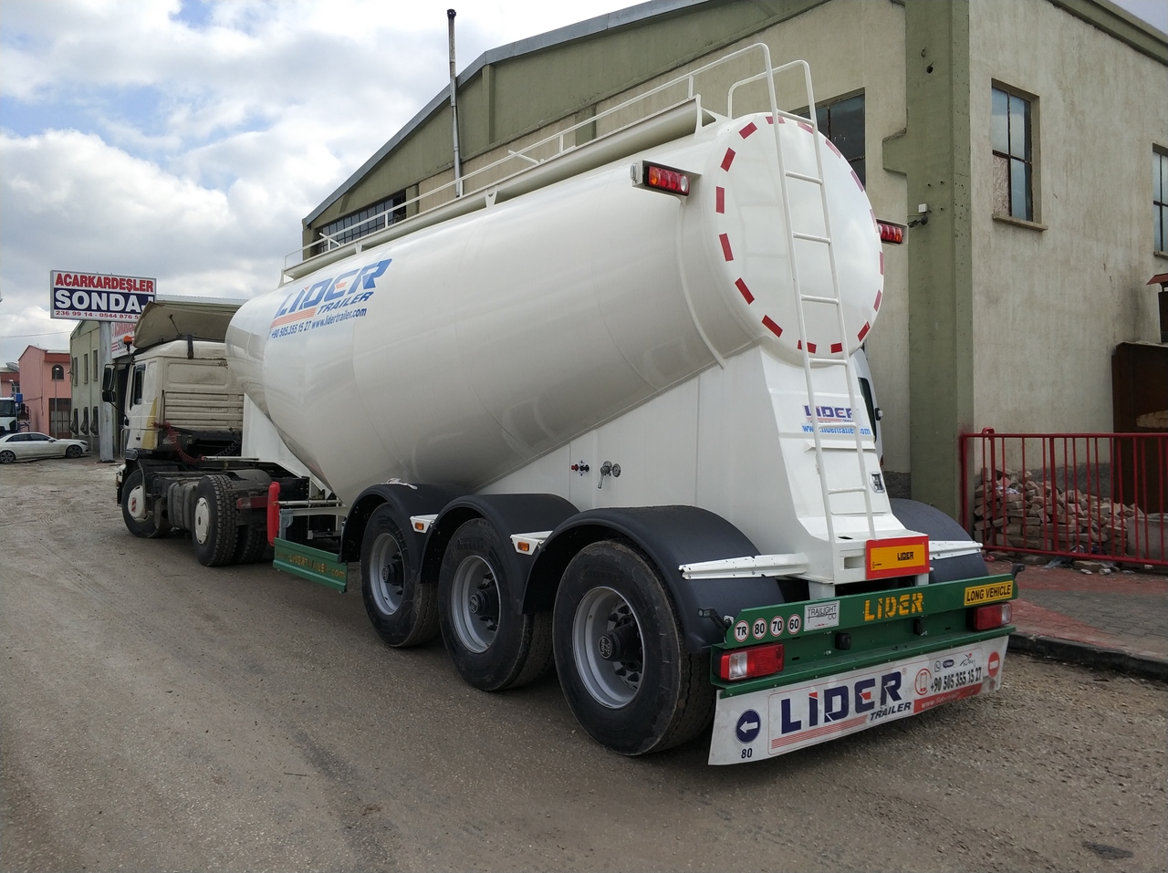 Tankauflieger Für die Beförderung von Zement, Zustand - NEU LIDER 2025  MODEL NEW CEMENT TANKER: das Bild 14