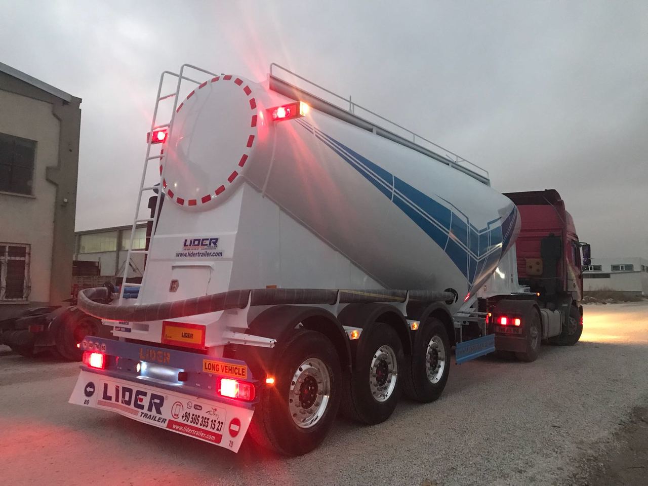 Tankauflieger Für die Beförderung von Zement, Zustand - NEU LIDER 2025  MODEL NEW CEMENT TANKER: das Bild 7