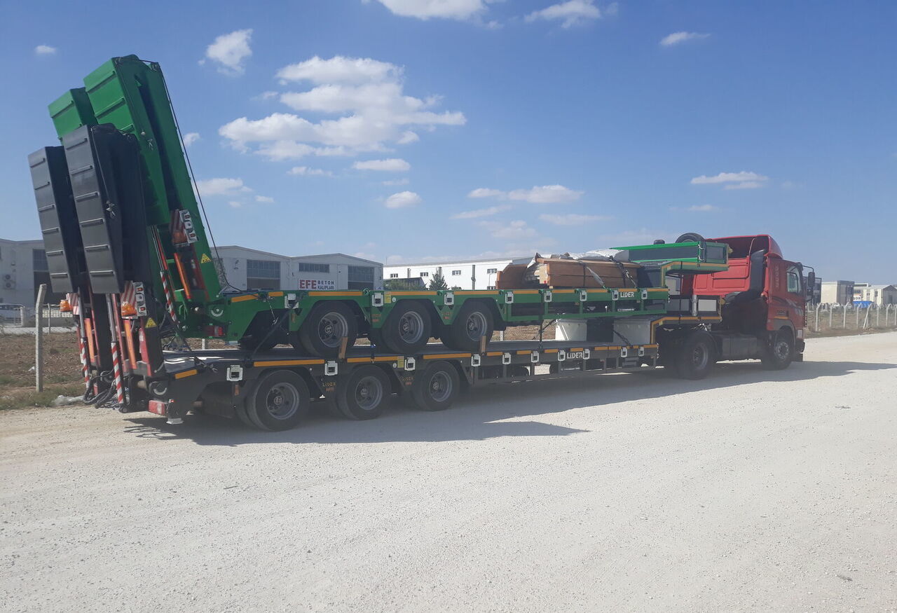 Tieflader Auflieger Für die Beförderung von schwere Technik, Zustand - NEU LIDER 2025  READY IN STOCK 50 TONS CAPACITY LOWBED: das Bild 7