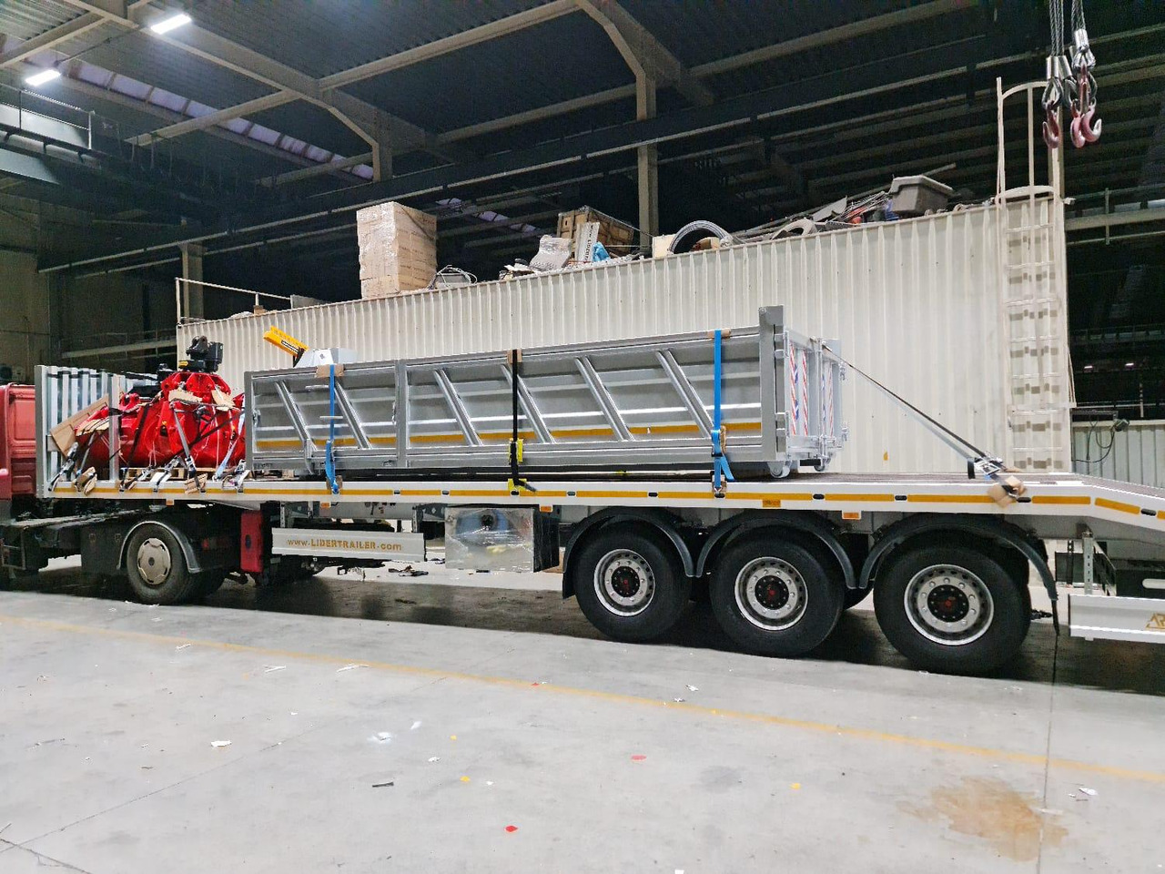 Container/ Wechselfahrgestell Auflieger, Zustand - NEU LIDER LIDER NEW 2025 Year DUMPER SEMI TRAILER  READY IN STOCKS: das Bild 5