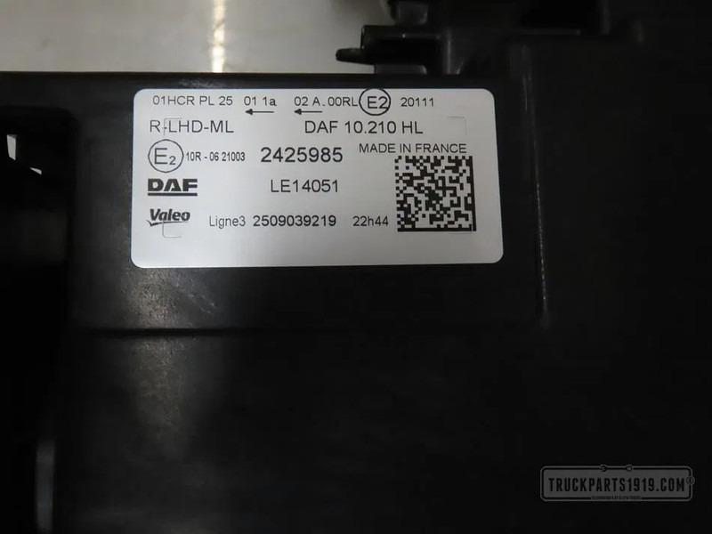 DAF 2188985 Koplamp Rechts NGD New - Hauptscheinwerfer für LKW: das Bild 3 DAF 2188985 Koplamp Rechts NGD New - Hauptscheinwerfer für LKW: das Bild 3