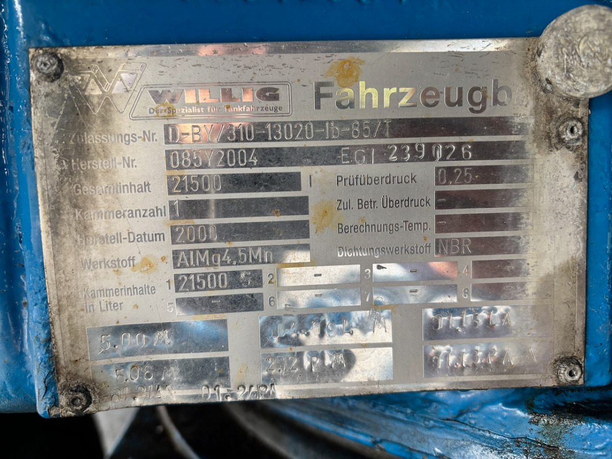 Tankanhänger WILLIG 2ANH 21.5: das Bild 10