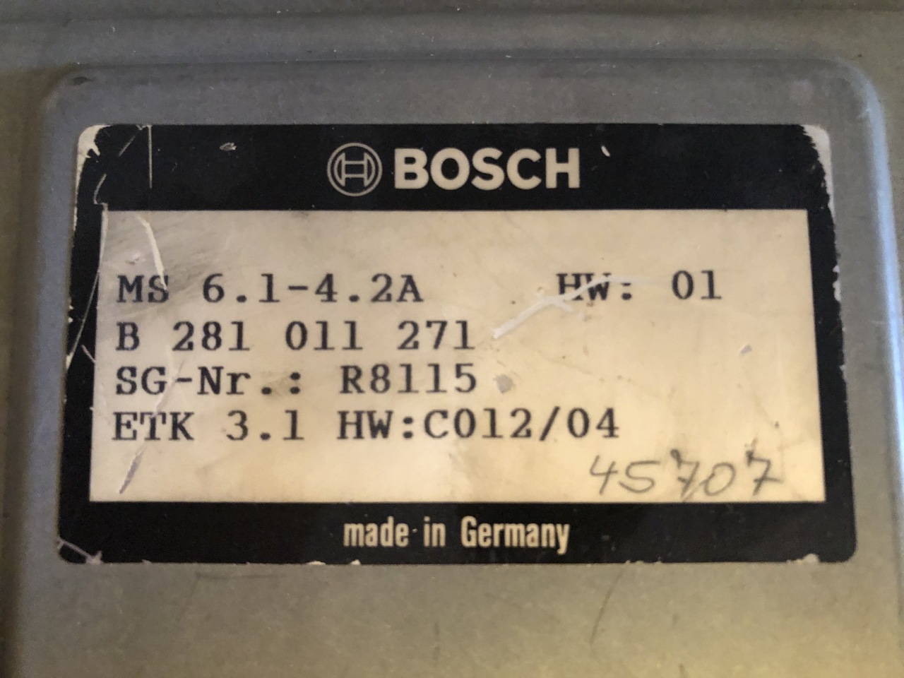 CONTROL UNIT MAN TGA 0281010255 - Steuergerät für LKW: das Bild 4 CONTROL UNIT MAN TGA 0281010255 - Steuergerät für LKW: das Bild 4