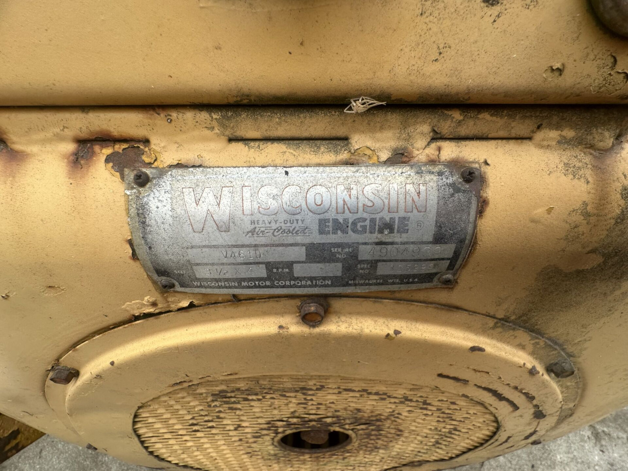 WISCONSIN ENGINE V461D poboczarka - Schürfzug: das Bild 3 WISCONSIN ENGINE V461D poboczarka - Schürfzug: das Bild 3