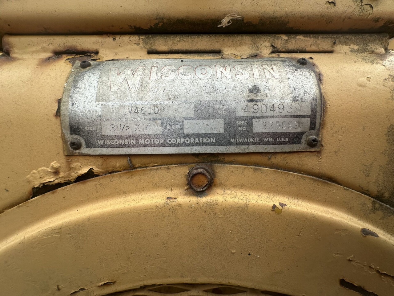 WISCONSIN ENGINE V461D poboczarka - Schürfzug: das Bild 2 WISCONSIN ENGINE V461D poboczarka - Schürfzug: das Bild 2