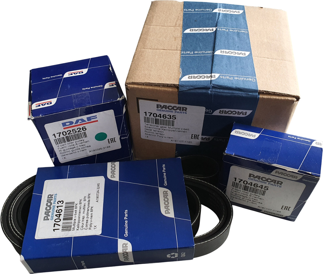 DAF SPANROL MET POLY-V RIEMSET 8-RIB (8PK) | 1706837 - Riemenspanner für LKW: das Bild 1 DAF SPANROL MET POLY-V RIEMSET 8-RIB (8PK) | 1706837 - Riemenspanner für LKW: das Bild 1