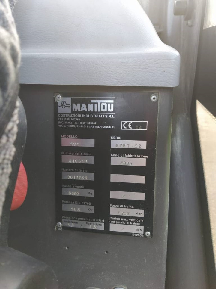 Manitou MVT 628 - Teleskoplader: das Bild 4 Manitou MVT 628 - Teleskoplader: das Bild 4