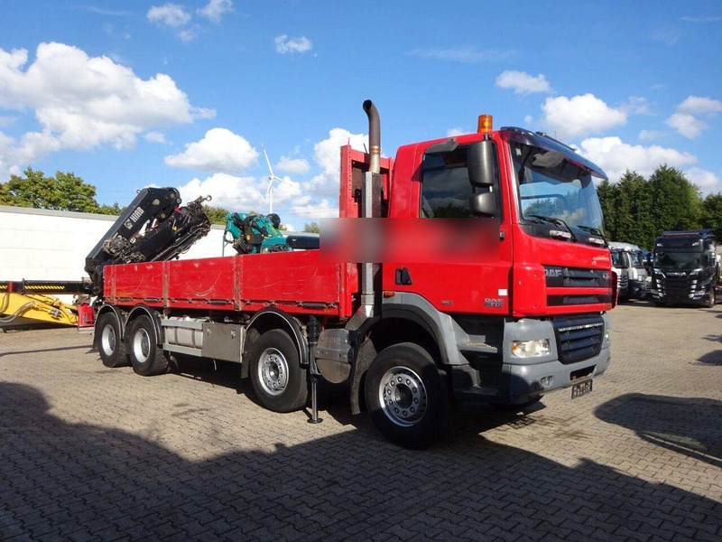 DAF CF 85.410 - Flatbed + crane - Pritsche LKW, Autokran: das Bild 2 DAF CF 85.410 - Flatbed + crane - Pritsche LKW, Autokran: das Bild 2