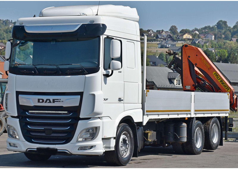 DAF XF 530 Pritsche 6,30 m + PK 15500 * TOPZUSTAND - Pritsche LKW, Autokran: das Bild 4 DAF XF 530 Pritsche 6,30 m + PK 15500 * TOPZUSTAND - Pritsche LKW, Autokran: das Bild 4