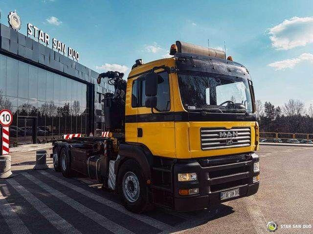 MAN TGA 18.440 6x2 FASSI F 210 A.24 Crane Rotator - Abrollkipper, Autokran: das Bild 4 MAN TGA 18.440 6x2 FASSI F 210 A.24 Crane Rotator - Abrollkipper, Autokran: das Bild 4
