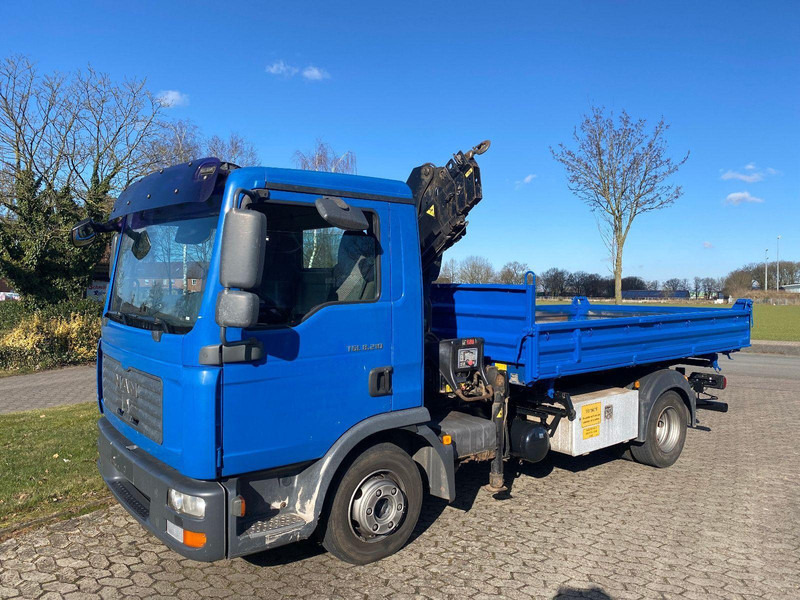 MAN TGL 8.210 M Tipper + Crane Hiab - Kipper, Autokran: das Bild 2 MAN TGL 8.210 M Tipper + Crane Hiab - Kipper, Autokran: das Bild 2
