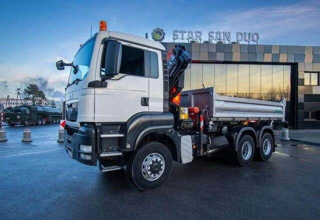MAN TGS 26.360 6x6 PALFINGER PK 18001 EH Crane Kipe - Kipper, Autokran: das Bild 2 MAN TGS 26.360 6x6 PALFINGER PK 18001 EH Crane Kipe - Kipper, Autokran: das Bild 2