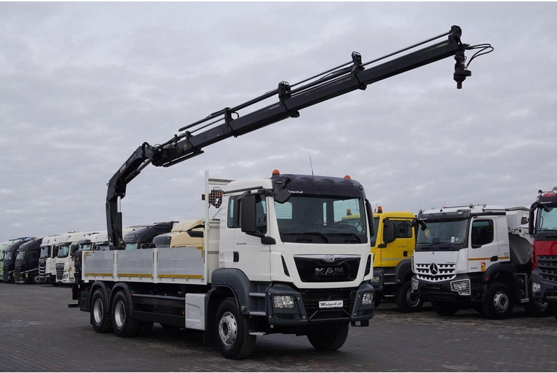 MAN TGS 26.400 / 6x4 / SKRZYNIOWY - 6,5M / HDS HIAB 188 4xwysów 13 M - Pritsche LKW, Autokran: das Bild 4 MAN TGS 26.400 / 6x4 / SKRZYNIOWY - 6,5M / HDS HIAB 188 4xwysów 13 M - Pritsche LKW, Autokran: das Bild 4