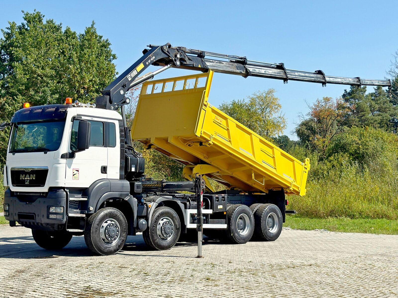 MAN TGS 32.510 * HIAB 288 EP - 5HIDUO/ FUNK * 8x8 - Kipper, Autokran: das Bild 2 MAN TGS 32.510 * HIAB 288 EP - 5HIDUO/ FUNK * 8x8 - Kipper, Autokran: das Bild 2