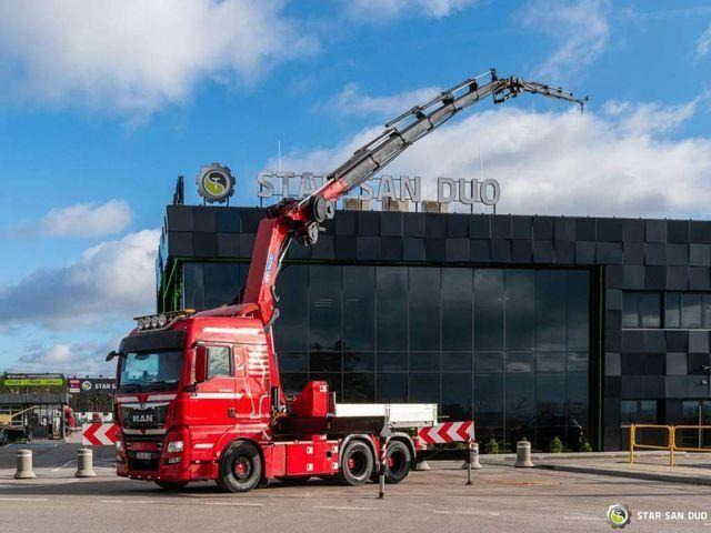 MAN TGX 28.500 6x2 HMF 5020K-RC Fly Jib Crane - Pritsche LKW, Autokran: das Bild 2 MAN TGX 28.500 6x2 HMF 5020K-RC Fly Jib Crane - Pritsche LKW, Autokran: das Bild 2