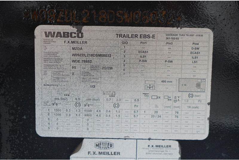 Kipper Anhänger Meiller WYWROTKA 3 STRONNA / PRZYCZEPA TANDEM / OŚ PODNOSZONA / SAF: das Bild 19 Kipper Anhänger Meiller WYWROTKA 3 STRONNA / PRZYCZEPA TANDEM / OŚ PODNOSZONA / SAF: das Bild 19