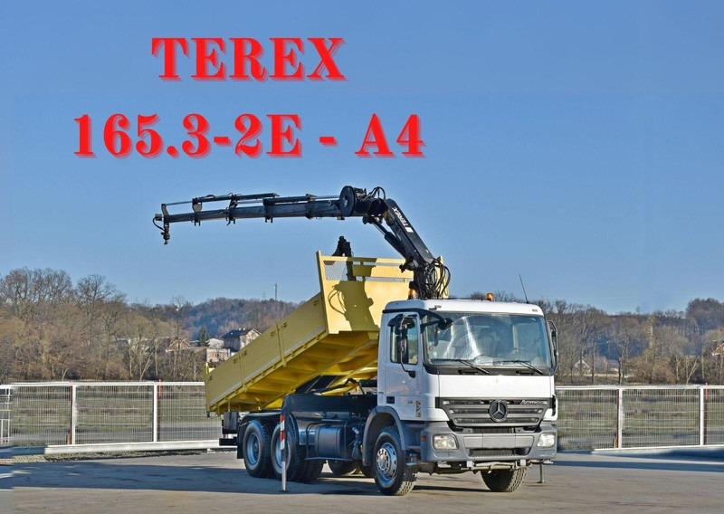 Mercedes-Benz ACTROS 2636 * TEREX 165.2E - A4 + FUNK/6x4 - Kipper, Autokran: das Bild 1 Mercedes-Benz ACTROS 2636 * TEREX 165.2E - A4 + FUNK/6x4 - Kipper, Autokran: das Bild 1