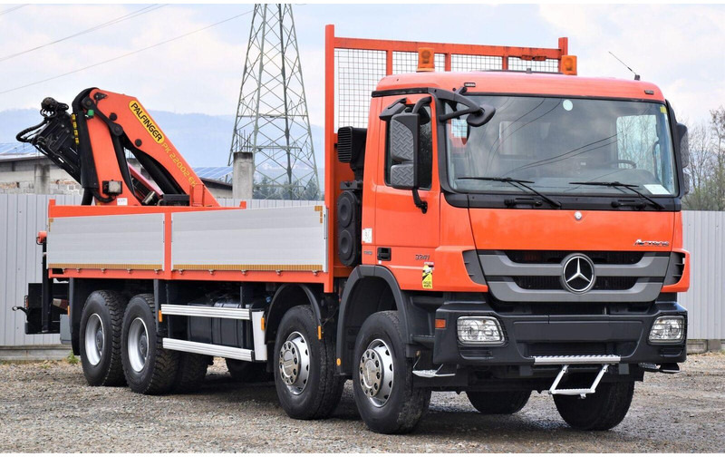 Mercedes-Benz ACTROS 3241 - Pritsche LKW, Autokran: das Bild 3 Mercedes-Benz ACTROS 3241 - Pritsche LKW, Autokran: das Bild 3