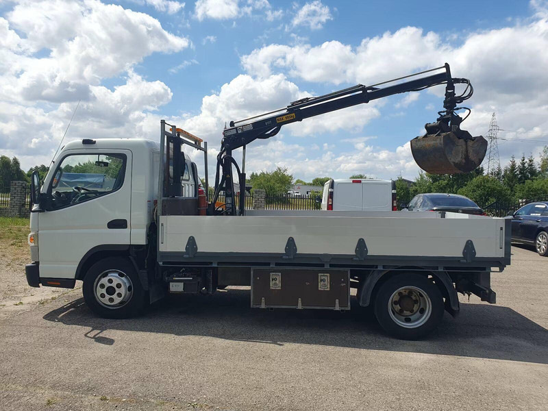 Mitsubishi Fuso Canter 7C15 - Flatbed truck + crane - Pritsche LKW, Autokran: das Bild 4 Mitsubishi Fuso Canter 7C15 - Flatbed truck + crane - Pritsche LKW, Autokran: das Bild 4